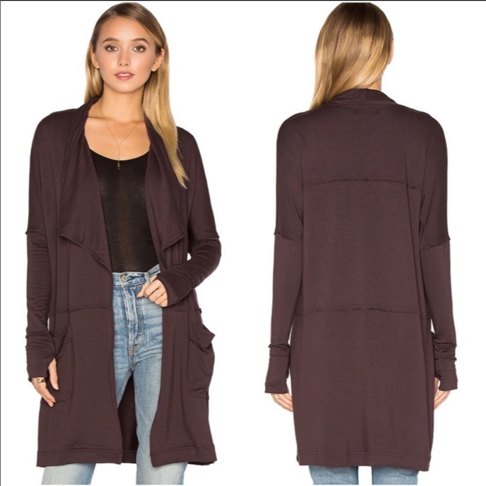 Michael Stars Long Drapey Jacket Coat